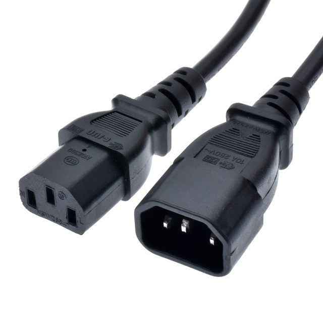 Power Cable Male to Female (UPS) 3 MetePower Extension Cordr –